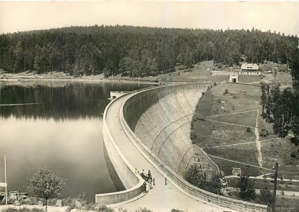 Zadziorna w dolinie Schwarzenbach — okupacja francuska w Niemczech — Imprimerie Nationale — 527 C 67 FA Photo - Awers
