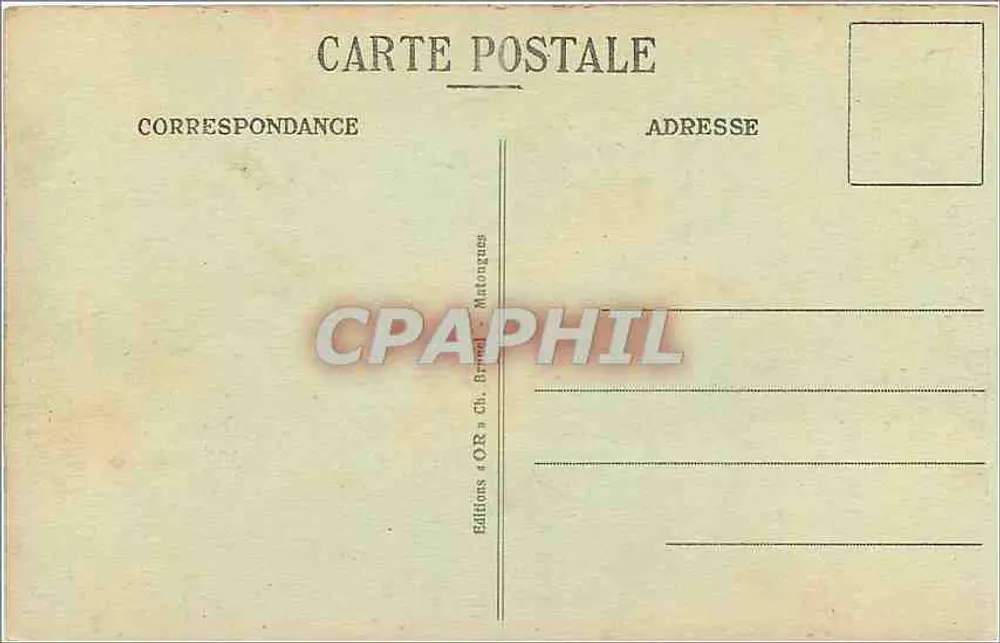 Reims — Rue de Vesle — Editor OR Matongues, n°4 - Verso