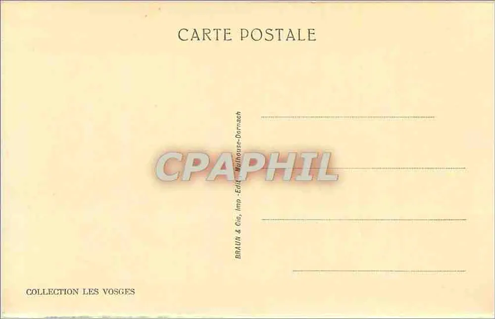 Gérardmer — Vista geral com o lago — série 1240 - Verso