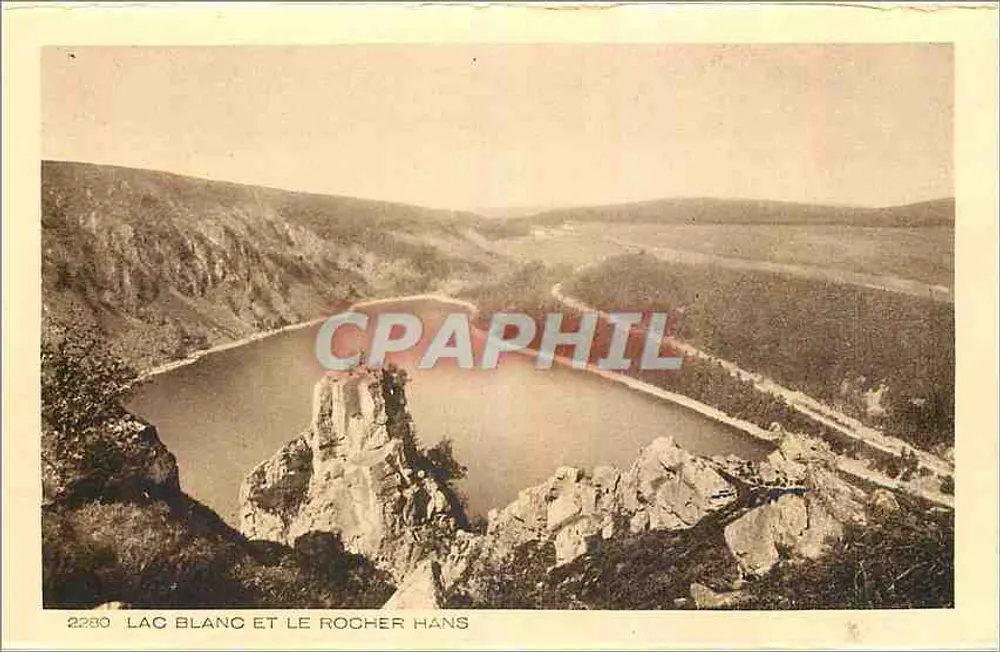 Lago Branco e o Rocher Hans — Coleção L'Alsace — n° 2280 - Frente