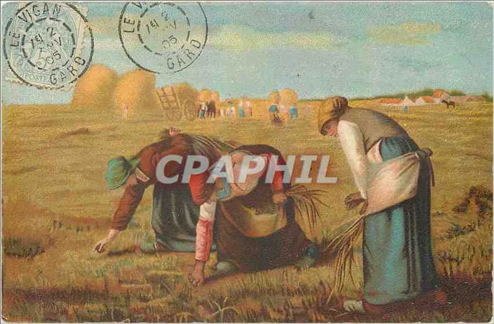Colheita de trigo — Le Vigan, Gard — K.P. Editores Paris, Série 588 - Frente