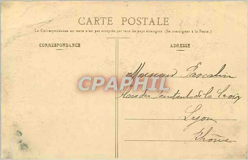 NANCY. - Chiesa di San Epvre e Piazza delle Dame — Imprimeries Réunies, Nancy, n°12 - Verso