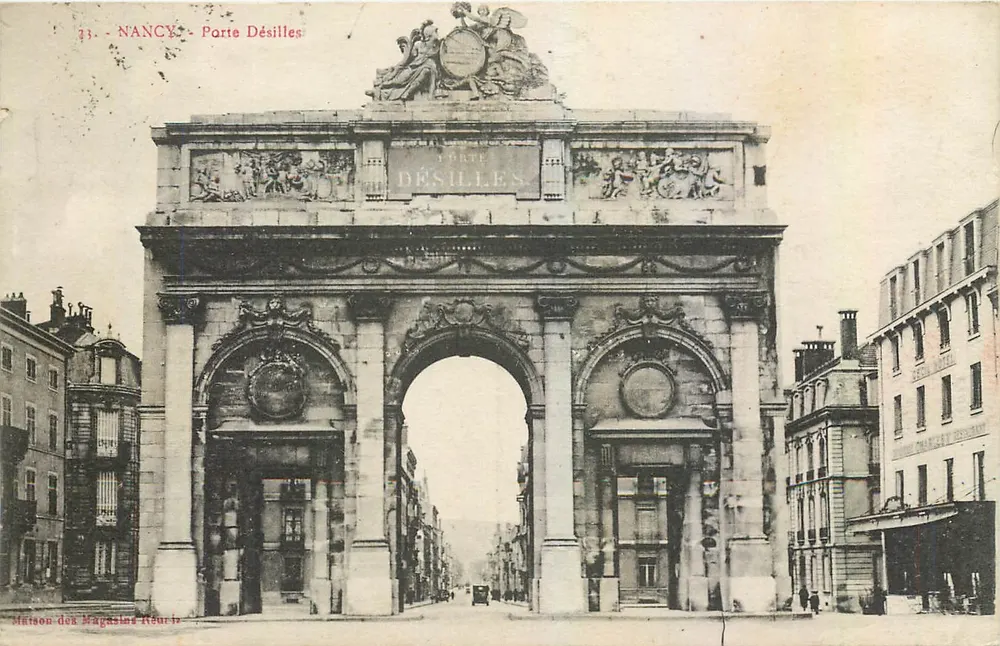 NANCY - Porta Désilles — editor Maison des Magasins Réunis, n°33 - Frente