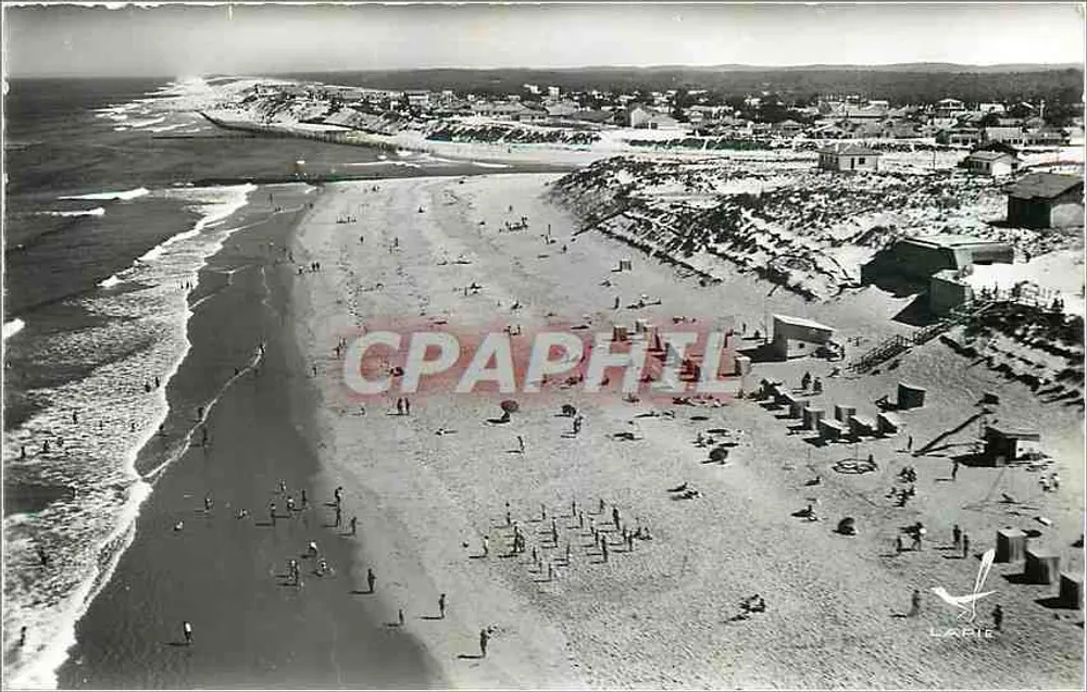 Widok z powietrza Mimizan-Plage — Landes — wydawca L. PAPIL - Awers
