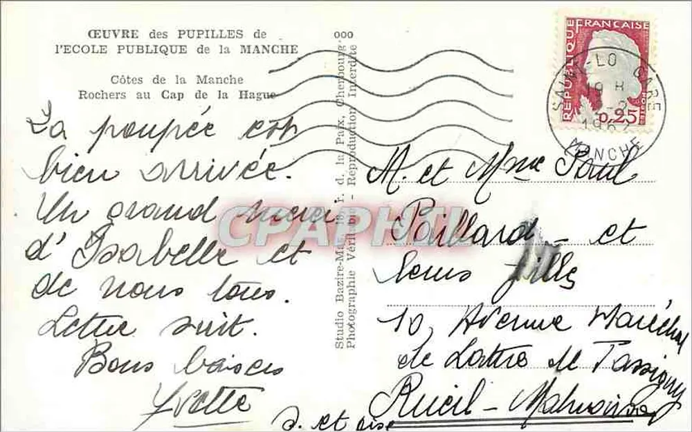 Costas da Mancha — Rochas no Cabo da Hague — Editor: Studio Bazire-Maître - Verso