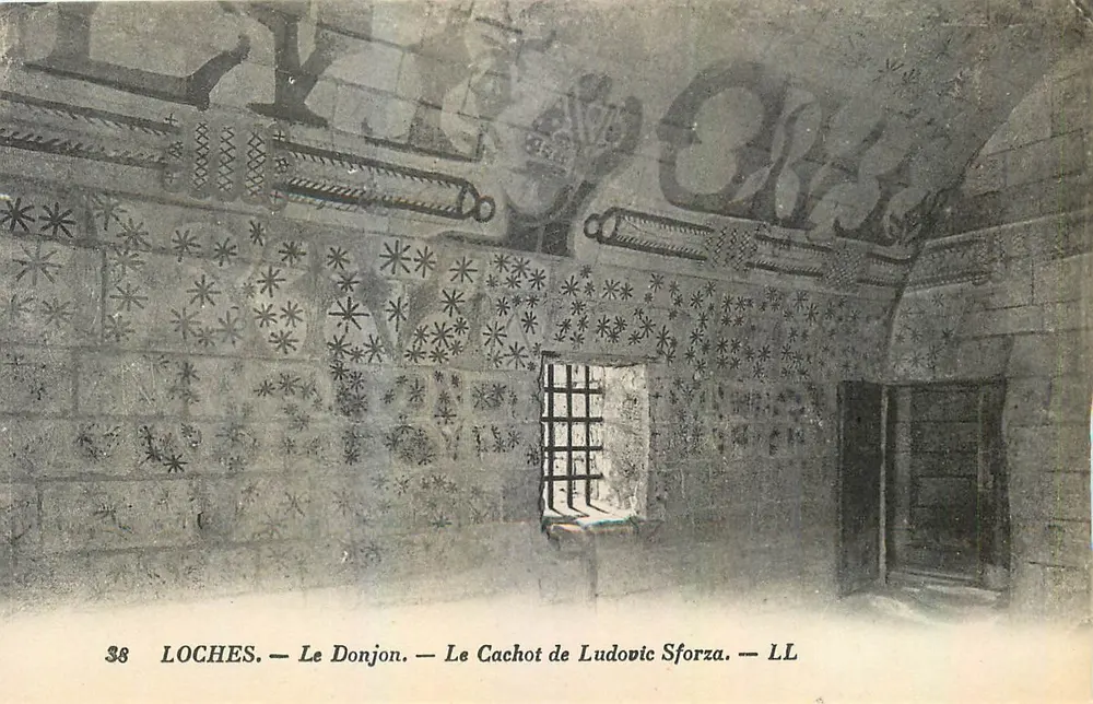 Loches — Le Donjon — Le cachot de Ludovic Sforza — LL - Recto