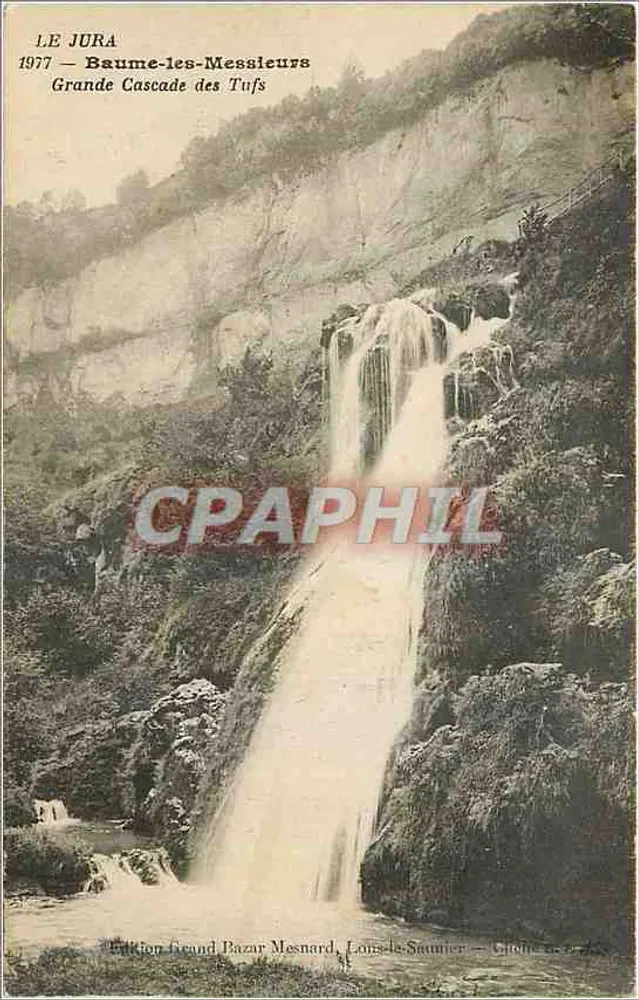 Große Tufts-Wasserfälle — Baume-les-Messieurs — Edition Grand Bazar Mesnard, Louis le Saunier - Vorderseite