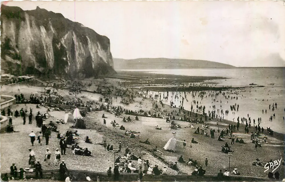 Falaises du Bas-Fort-Blanc — Dieppe (Seine-Inf.) — Éditions Gaby, n°71 - Recto