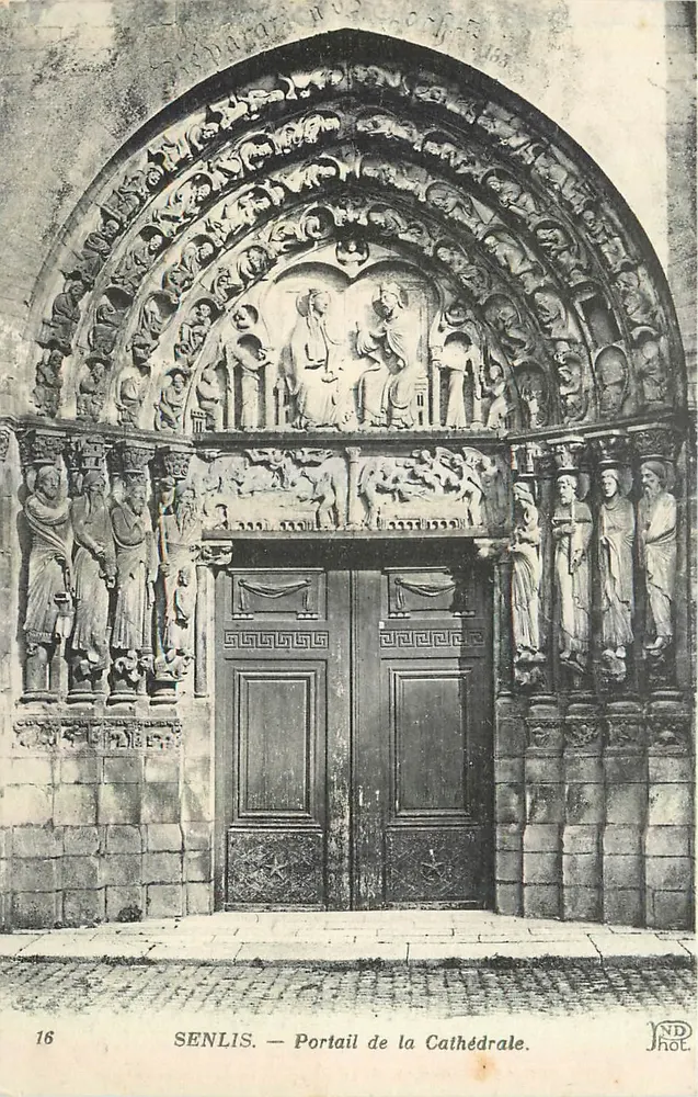 Senlis — Portale della Cattedrale — ND Jhot, n°16 - Recto