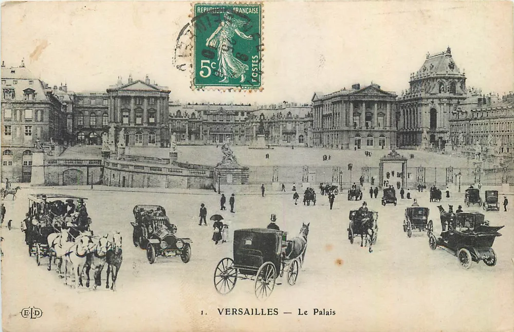 Versalhes — O Palácio — E.D. n°1 - Frente
