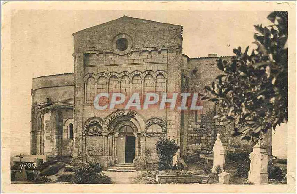 Facade of the Church of Talbant — Royan — Art Edition YVON - Front