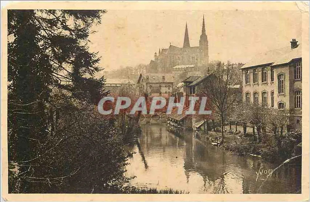 Chartres — O Eure e a Catedral — Edições de Arte YVON - Frente