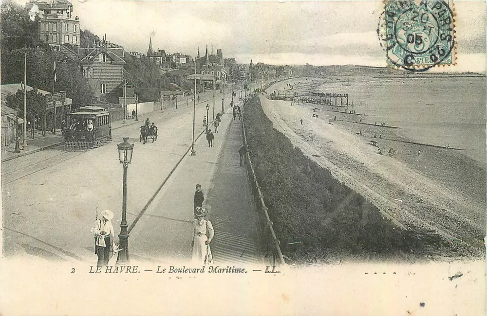 Le Havre — O Boulevard Marítimo — LL - Frente