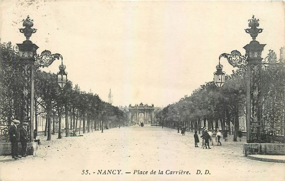 NANCY — Place de la Carrière — D.D. — 55. - Frente