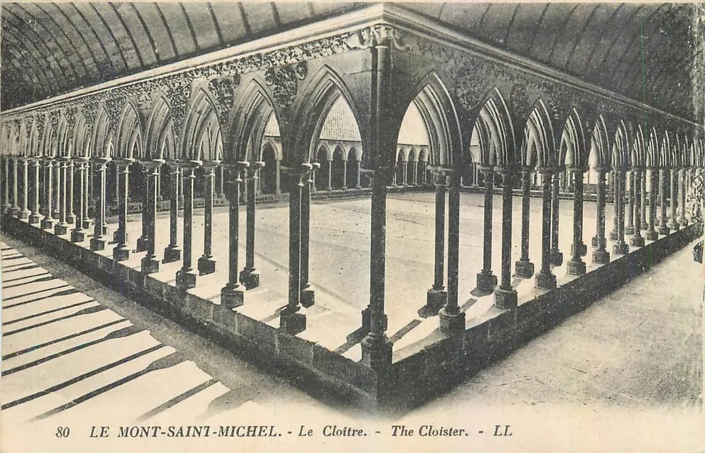 O Mont-Saint-Michel — O Claustro — LL, n°80 - Frente