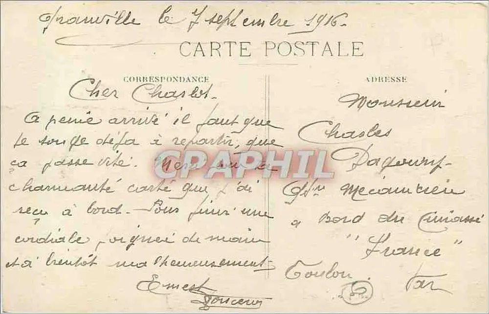 Granville — Vue Générale prise de l'Arsenal — Puel, phot. - Verso