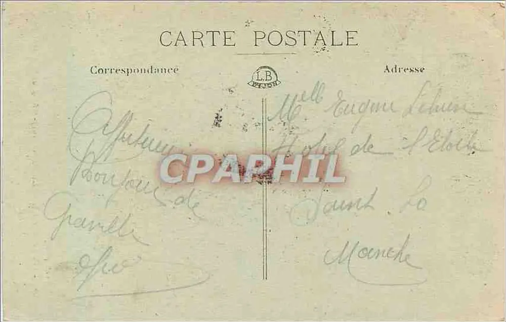 Granville — Le Normandy-Hôtel et le Casino — J. Puel, phot. n°296 - Verso
