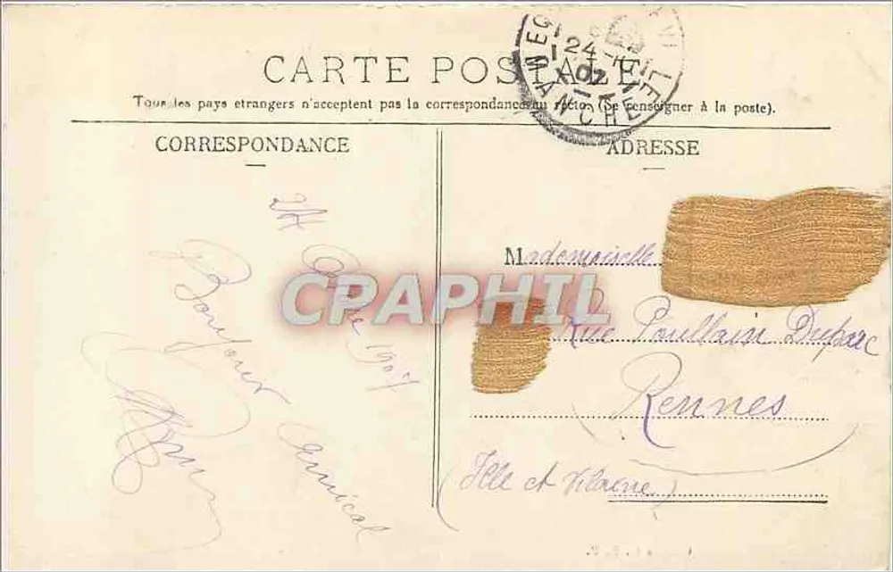 Cherbourg — Arsenal Marítimo — Clichés G. B. P. n° 40 - Verso