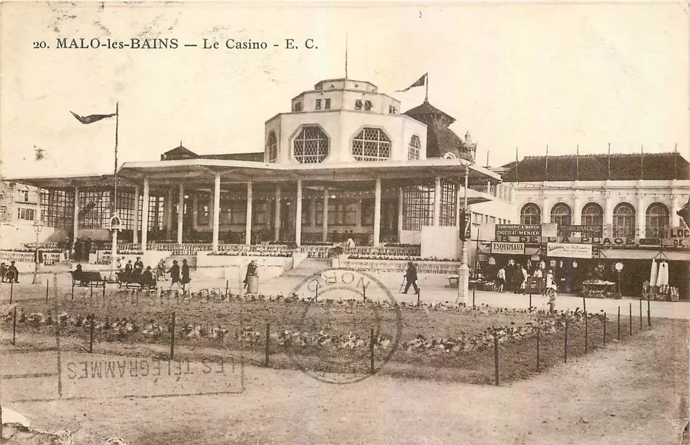 MALO-les-BAINS — O Casino — E. C. - Frente
