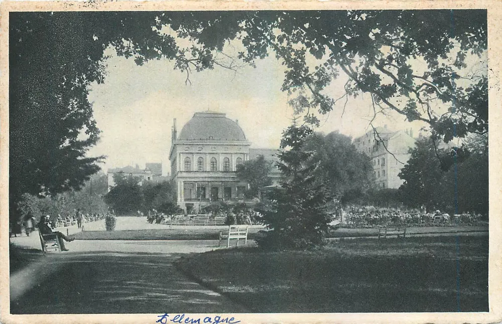 Franzensbad — Kurplatz com Kurhaus — editor Vorlag E. A. GbR - Frente