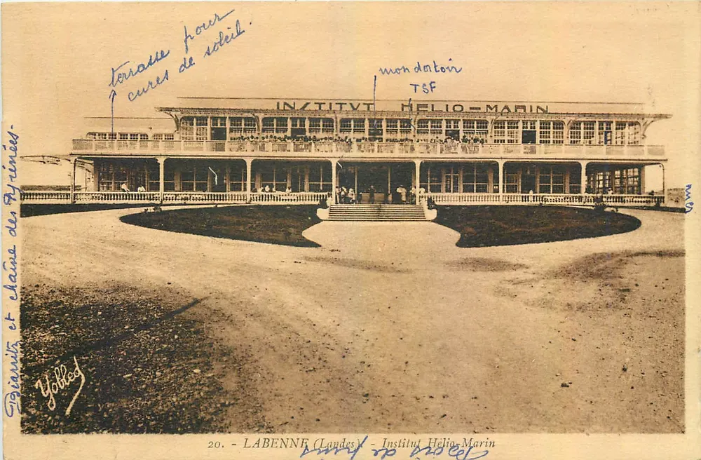 Institut Hélio-Marin — Labenne (Landes) — editor Yolhed, n°20 - Frente