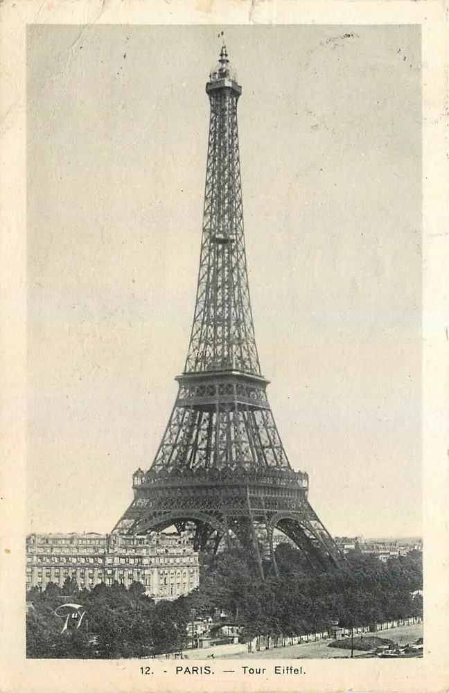 Paris — Torre Eiffel — Foy, n°12 - Frente