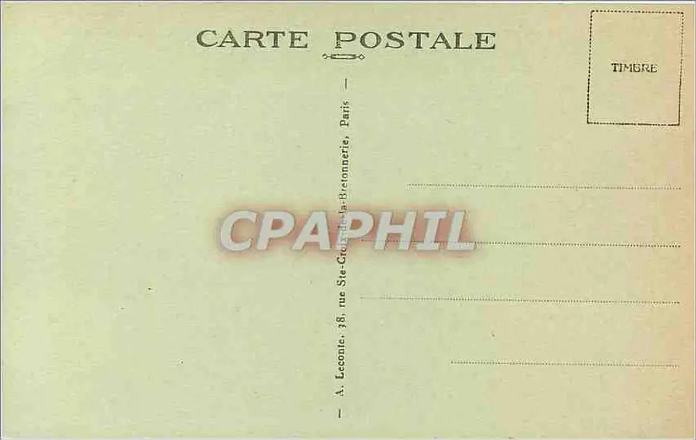 Versailles - Der Park - Die Wasserstelle der Schweizer und die Orangerie - A. L. - Rückseite