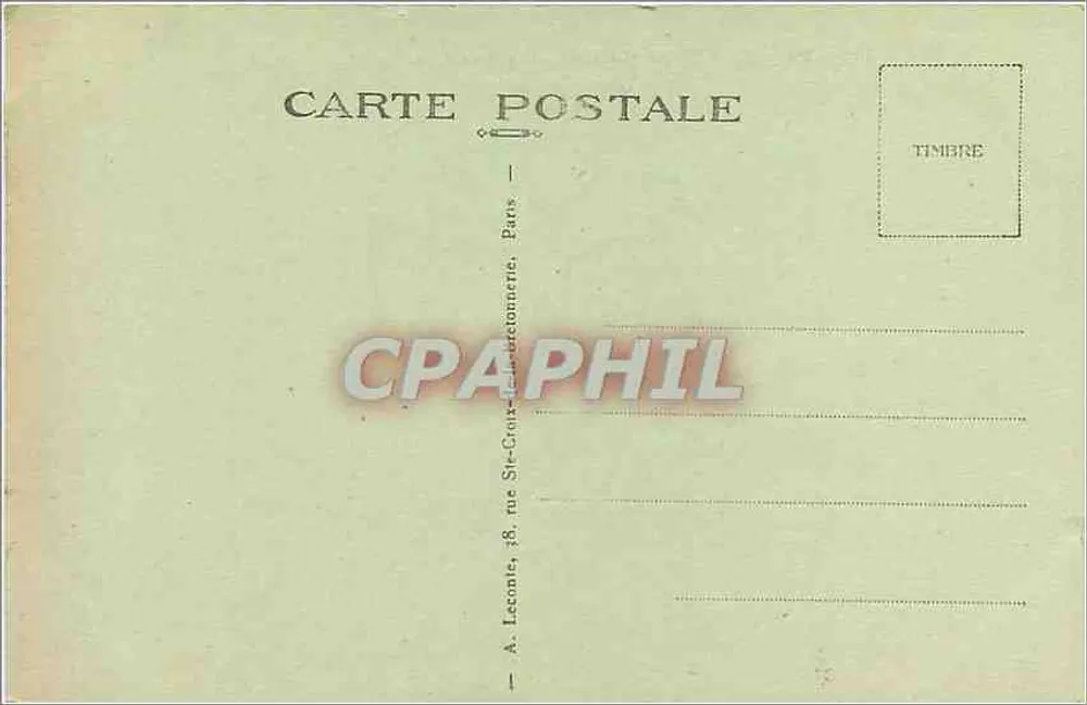 Parc de VERSAILLES — Le Bassin d'Apollon — A.L. n°106 - Verso