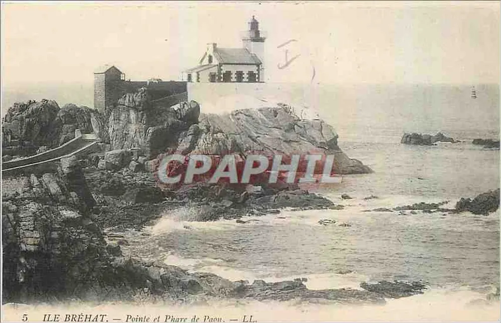 Ilha Bréhat — Ponta e Farol de Paon — LL - Frente