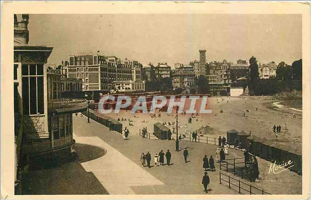 Praia da Écluse — Dinard — M. Guérin, editor, Sainte-Adresse (Bretagne) - Frente