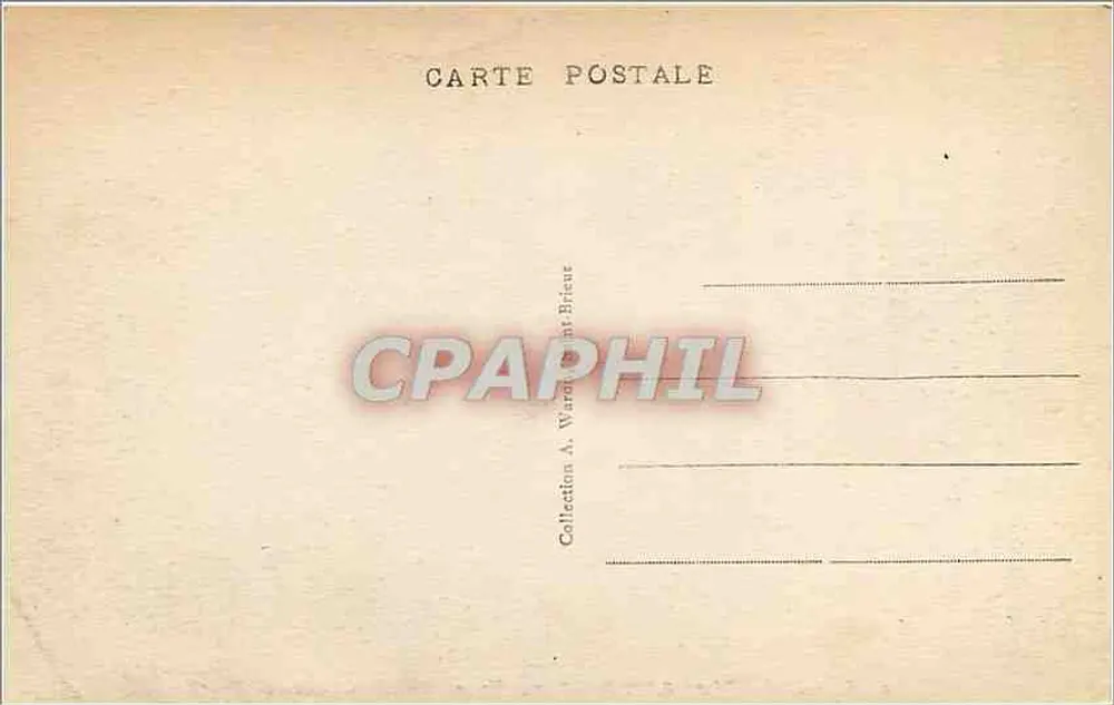 Lamballe - Altes Haus, Place de la Croix aux Fèves — A. W. - 4309 - Rückseite