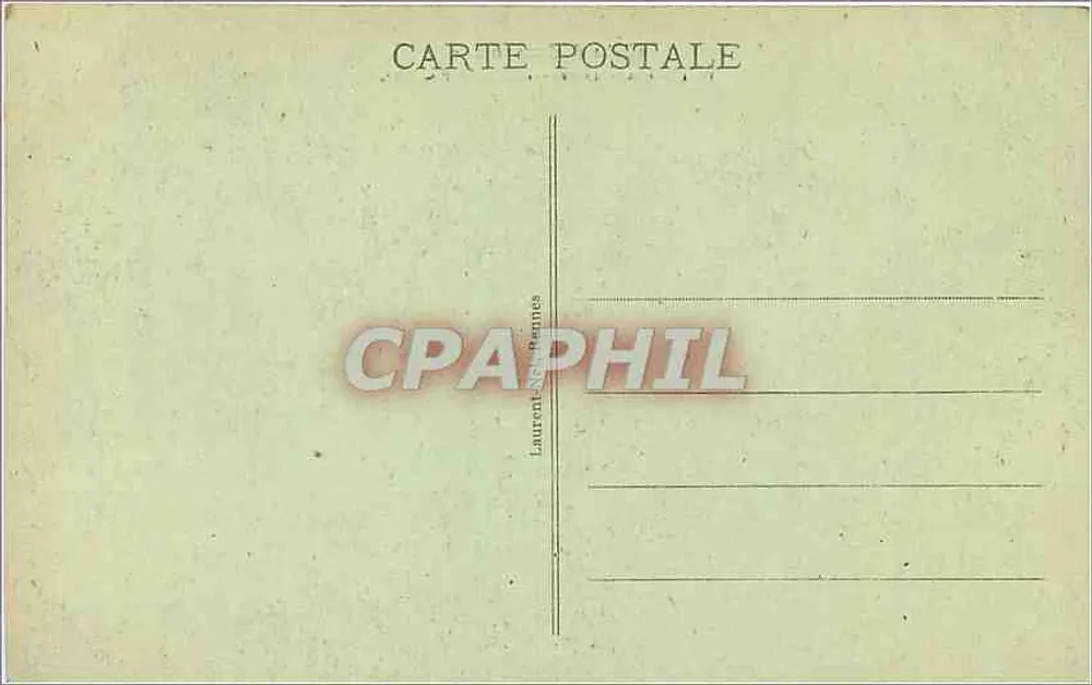 Côte d'Emeraude — Bruit de vagues au CAP FRÈHEL — éditeur Laurent-Saint-Geniennes, n° 3744 - Verso
