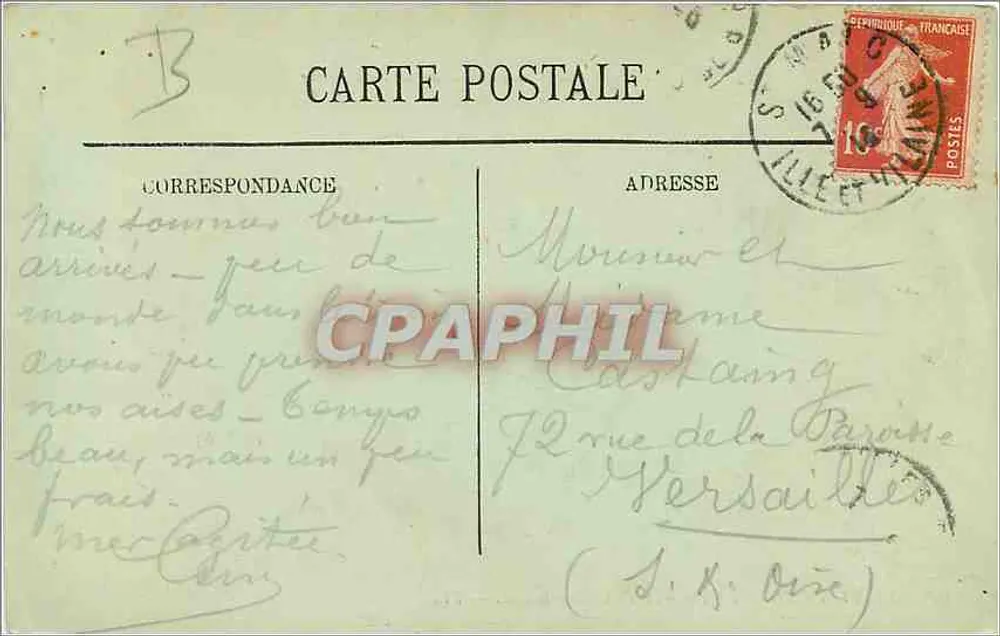Saint-Malo — Le Tombeau de Chateaubriand — LL - Verso