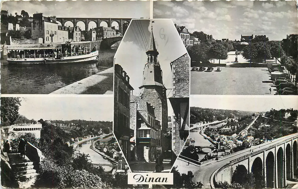 Dinan — vista panorâmica — Cie das Artes Fotomecânicas - Frente