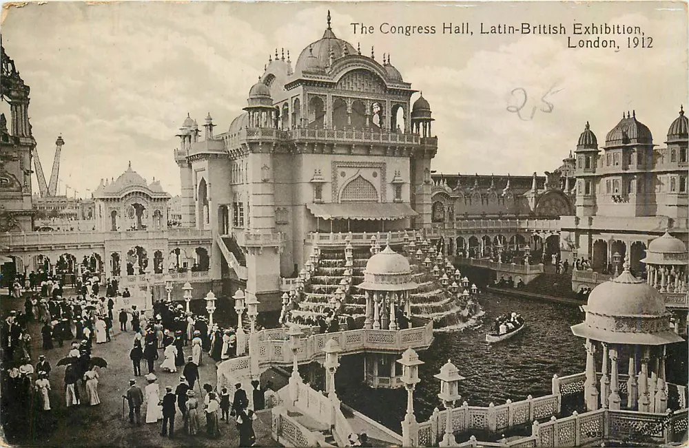 Der Congress Hall, Latein-Britische Ausstellung, London, 1912 — Verlag Valentine & Sons Ltd. - Vorderseite