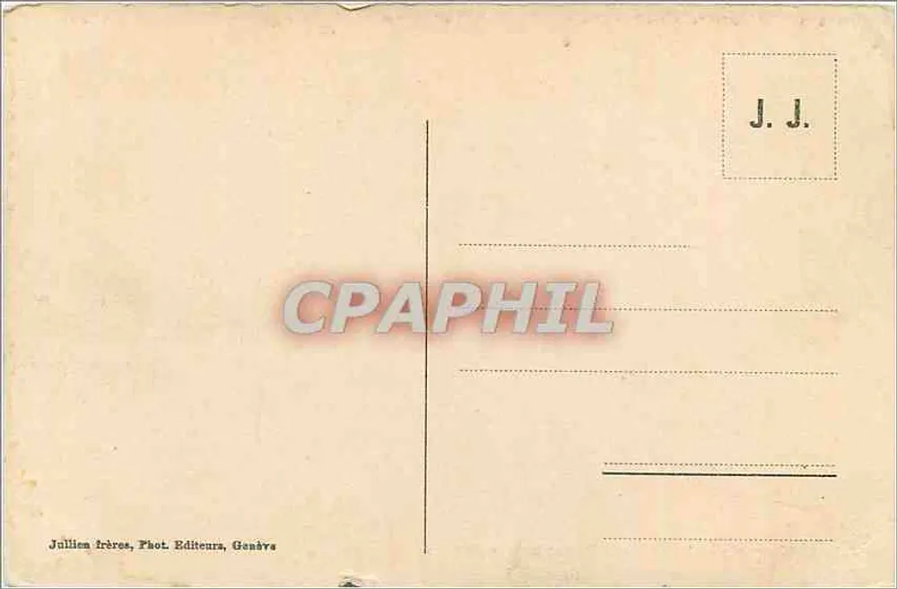 Chamonix — Le Mauvais-Pas et la Mer de Glace — J.J. 7828 - Verso