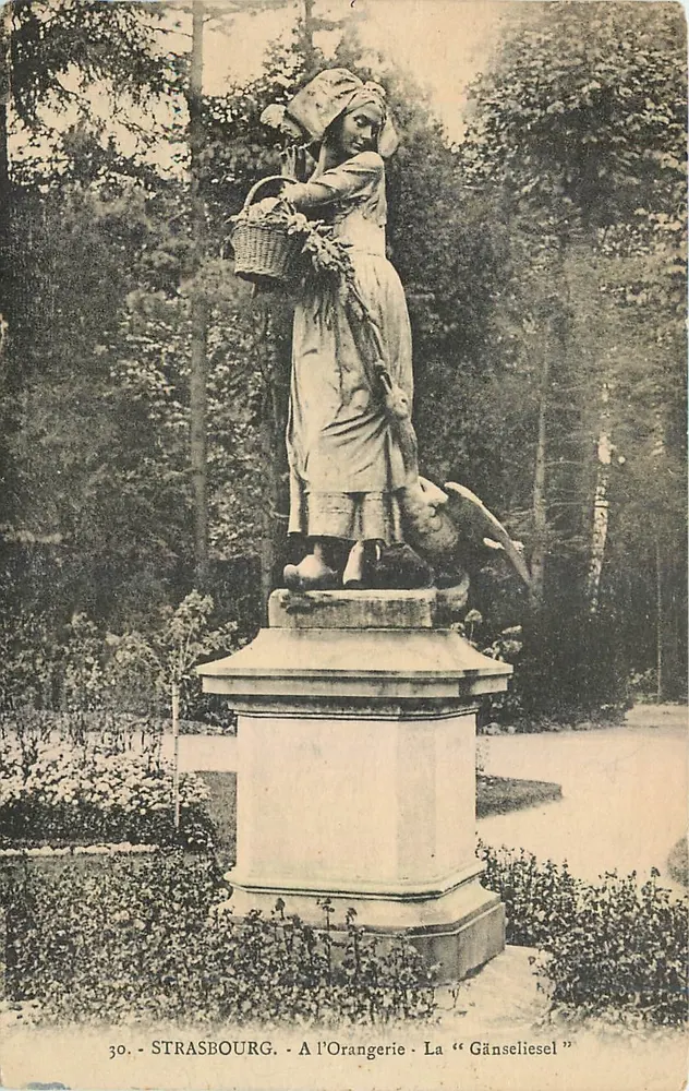 Strasburg — W Orangerii — "Gänselesel" - Awers