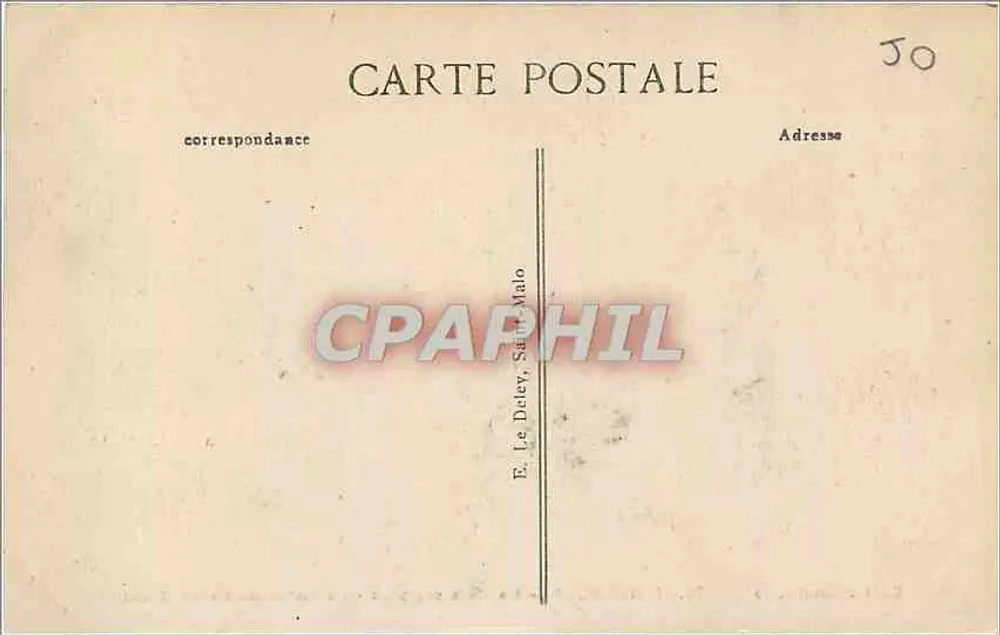 Rotheneuf — Geschnitzte Felsen — Das Grabmal des Saint-Budoc - Rückseite