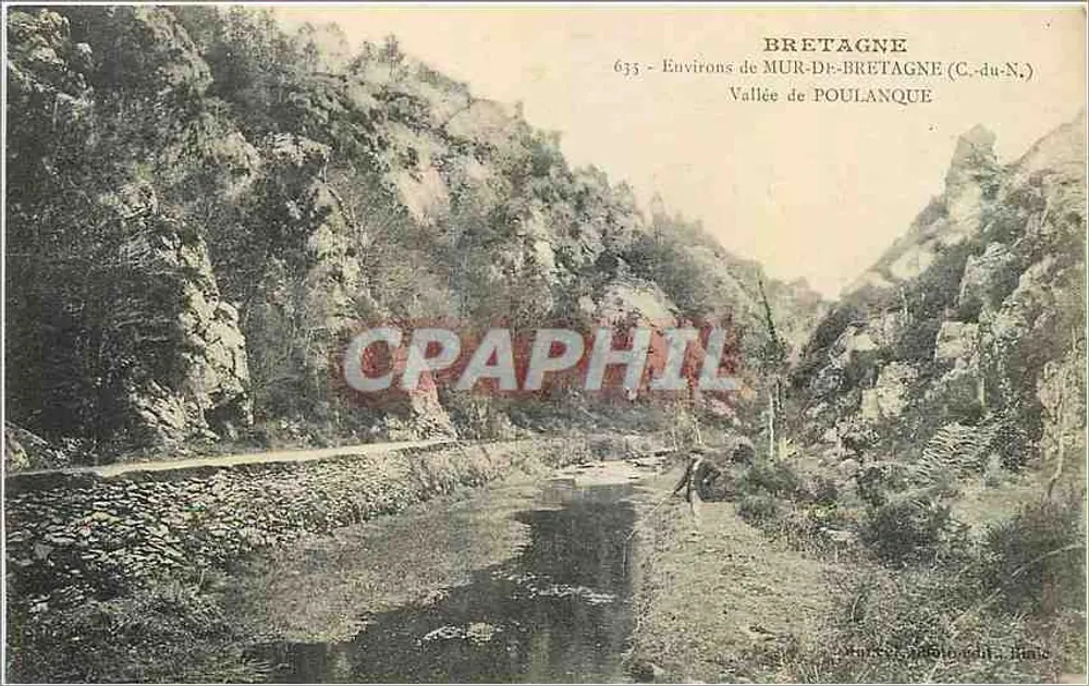 Tal von Poulanque — Umgebung von Mur-de-Bretagne (C.-du-N.) — Verlag: L. Rima - Vorderseite