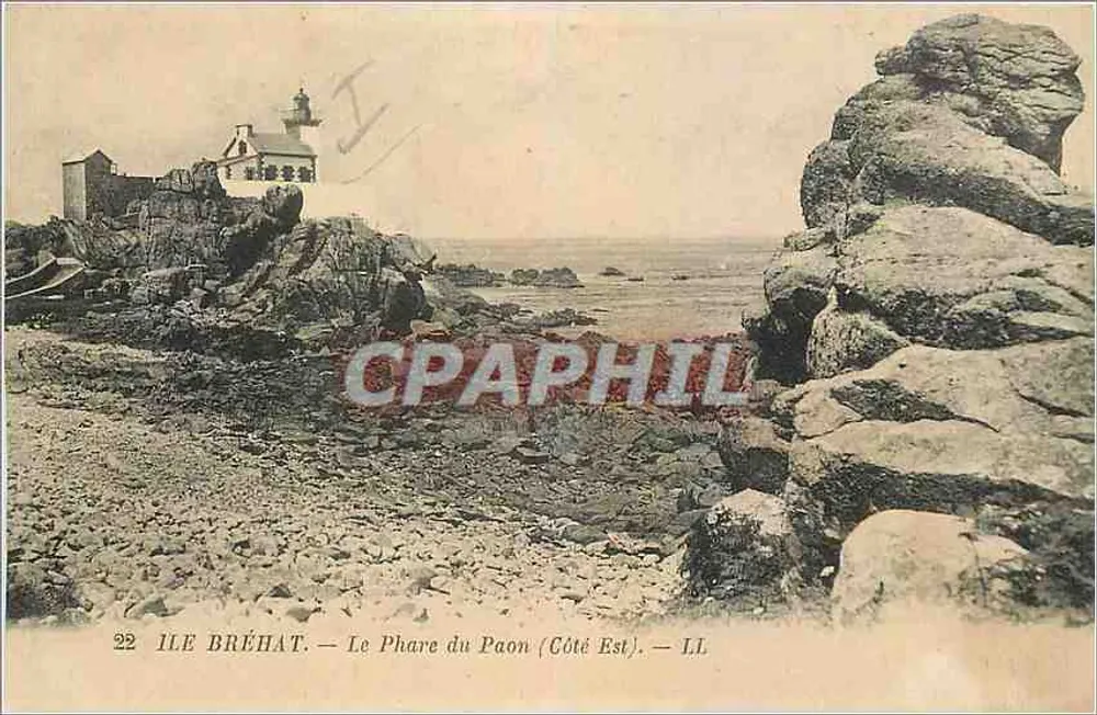 Ilha Bréhat — Farol do Pavão (Lado Leste) — LL - Frente