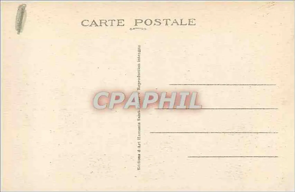 Boquen - Facha do Capítulo — Bretanha — Éditions d'Art Harmonie Saint-Étienne, n°4 - Verso