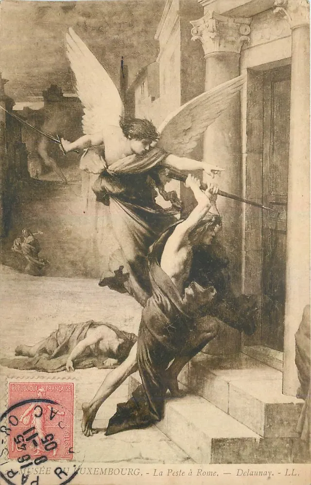 A Peste em Roma — Delaunay — LL. - Frente