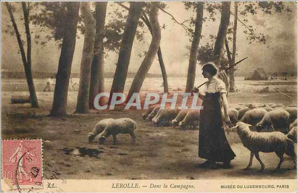 Lerolle — Dans la Campagne — Musée du Luxembourg, Paris - Recto