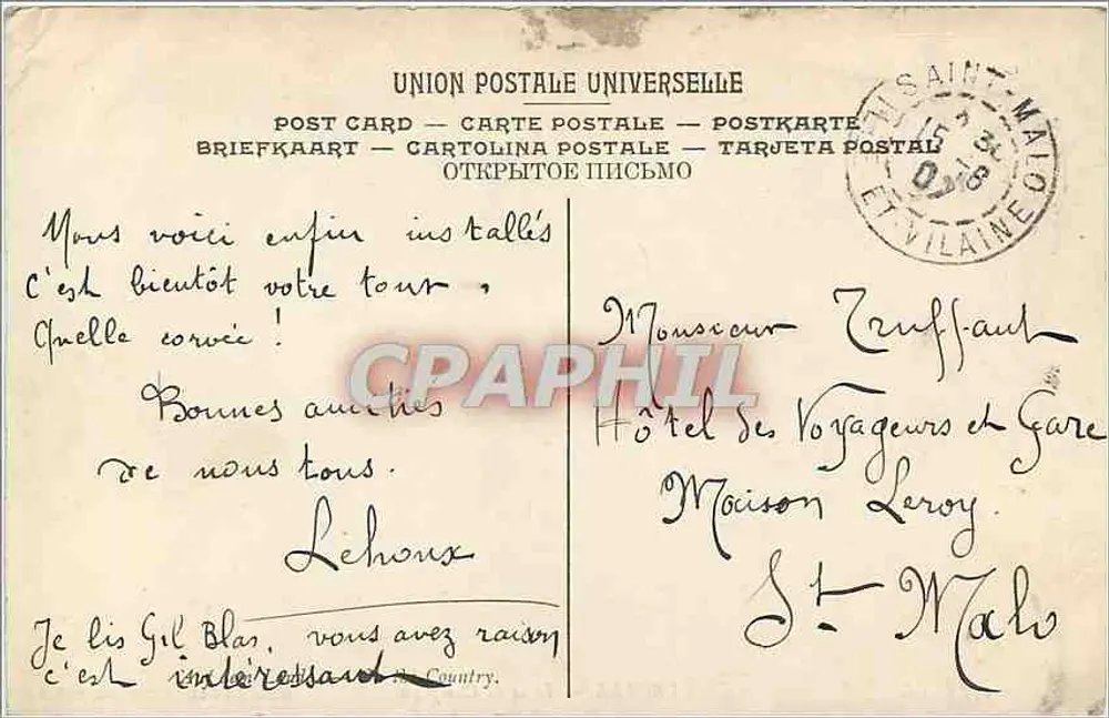Lerolle — Dans la Campagne — Musée du Luxembourg, Paris - Verso