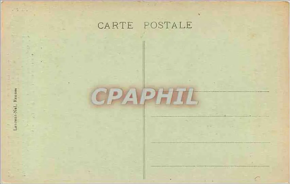VANNES - Porta do Carneiro — detalhe da inscrição e brasão - Verso