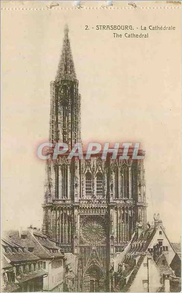 Strasbourg - A Catedral — editor Bereret, n°2 - Frente