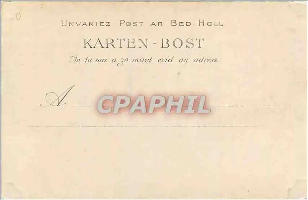 Calvaire und Portal von St-Tuguen an der Pointe-du-Raz — CPAHAPHIL n°159 - Rückseite