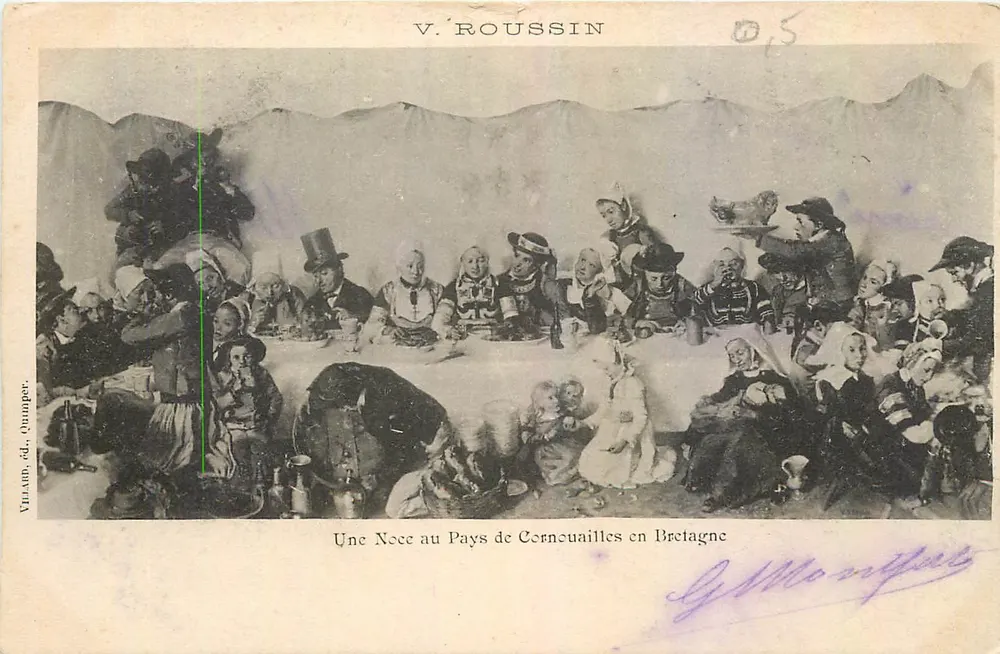 Eine Hochzeit im Land der Cornouailles in der Bretagne — V. ROUSSIN — Verlag Villand, Quimper - Vorderseite