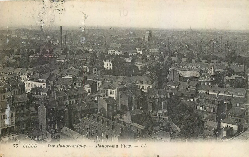 LILLE — Vista Panorâmica — editor LL, n° 75 - Frente