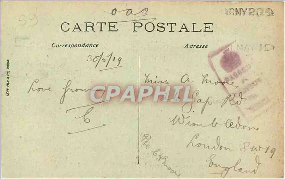 LILLE — Vista Panorâmica — editor LL, n° 75 - Verso